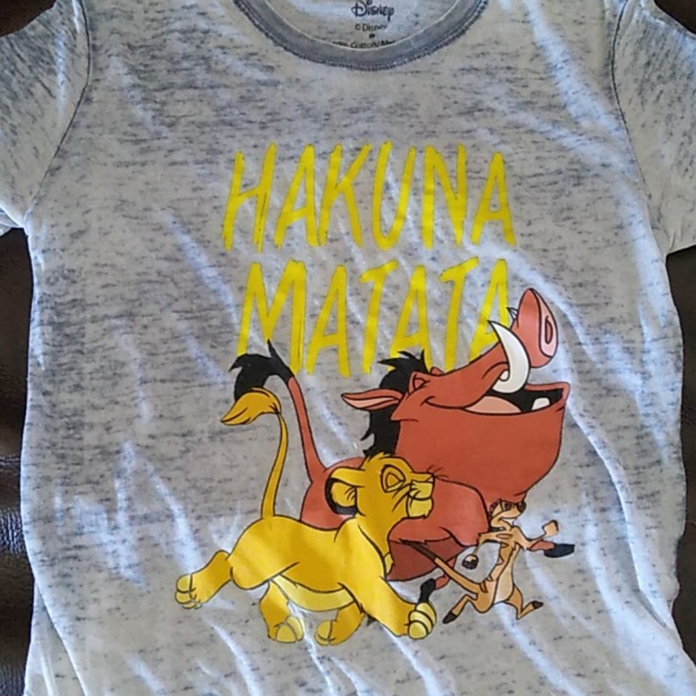 Disney Lion King Burnout T Shirt Size Small